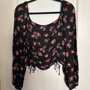 Wild fable flower crop top XXL